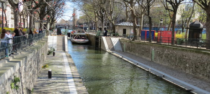 Canal St Martin, Paris South Bank.